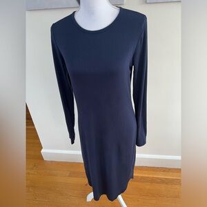 Kit and Ace Navy Long Sleeve Dress